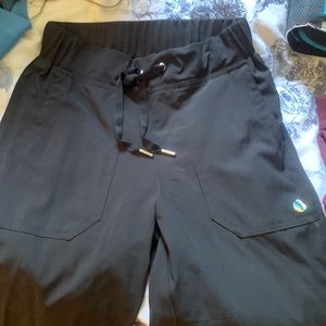 Black xsmall scrub pants